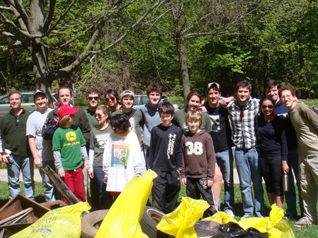 Community Cleaning a Park
